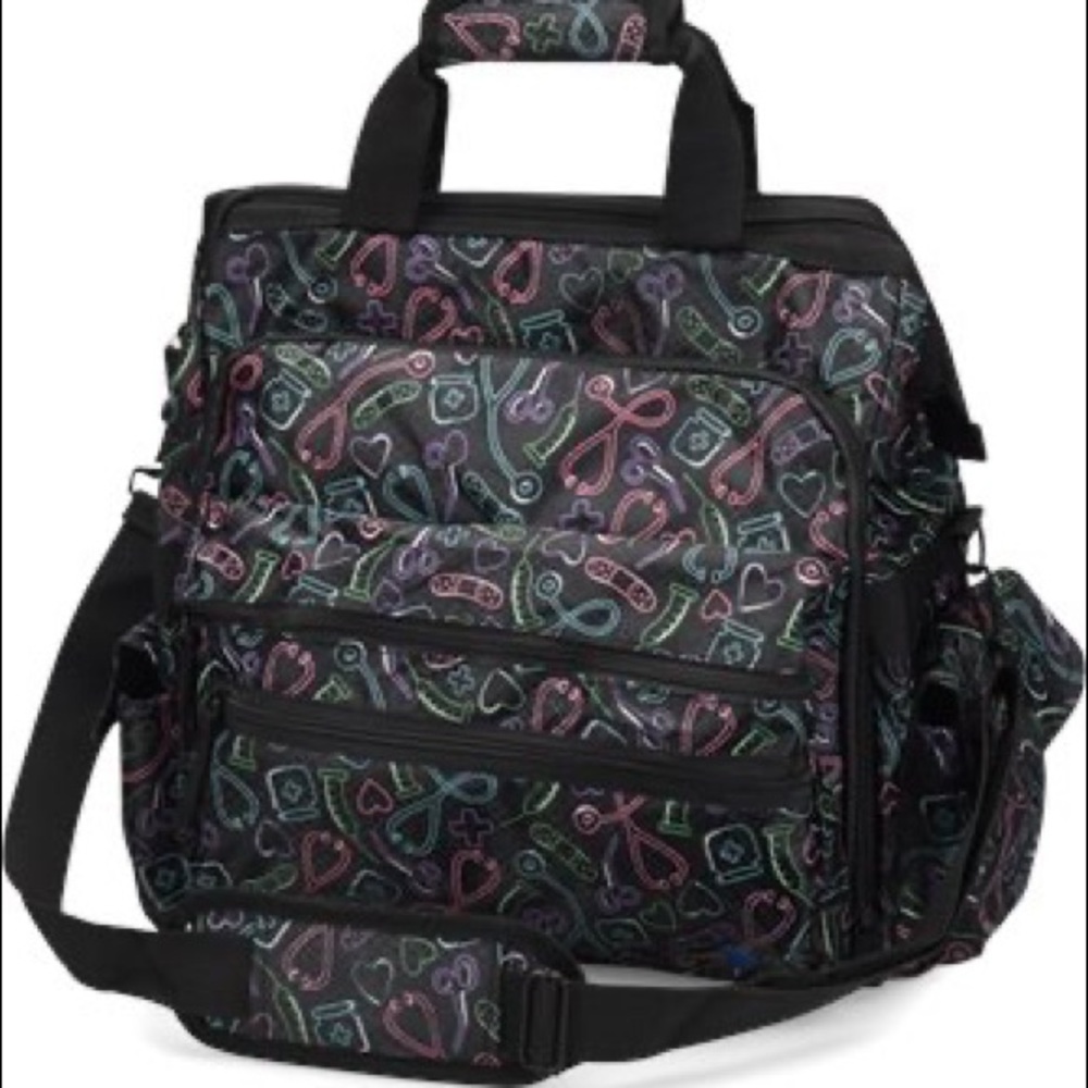 Nurse Mates Ultimate Nursing Bag- Black with Medical Tools